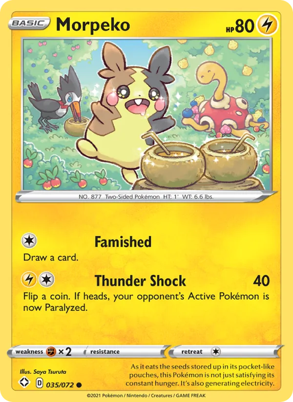 Morpeko (035) — Shining Fates #035/072