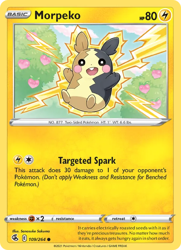 Morpeko (109) — SWSH08: Fusion Strike #109/264
