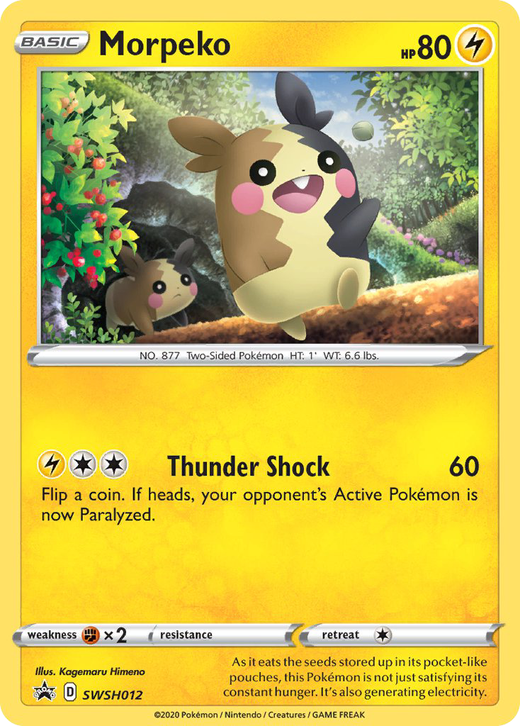Morpeko — SWSH: Sword & Shield Promo Cards #SWSH012