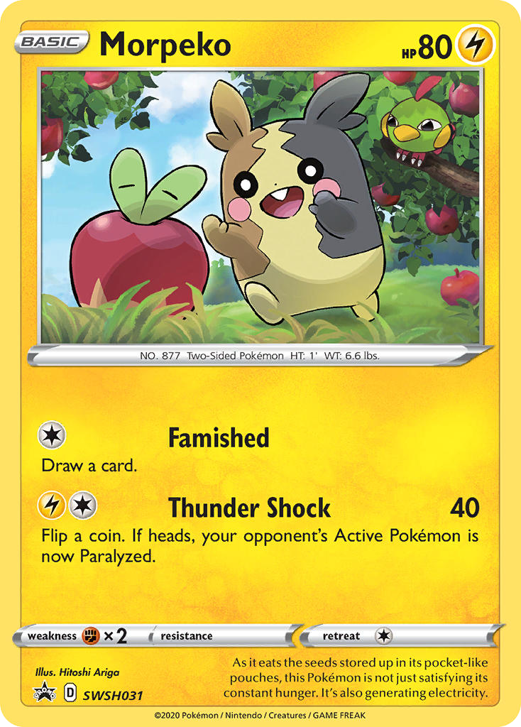 Morpeko — SWSH: Sword & Shield Promo Cards #SWSH031