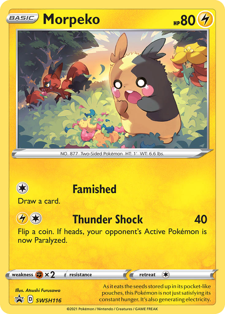 Morpeko — SWSH: Sword & Shield Promo Cards #SWSH116