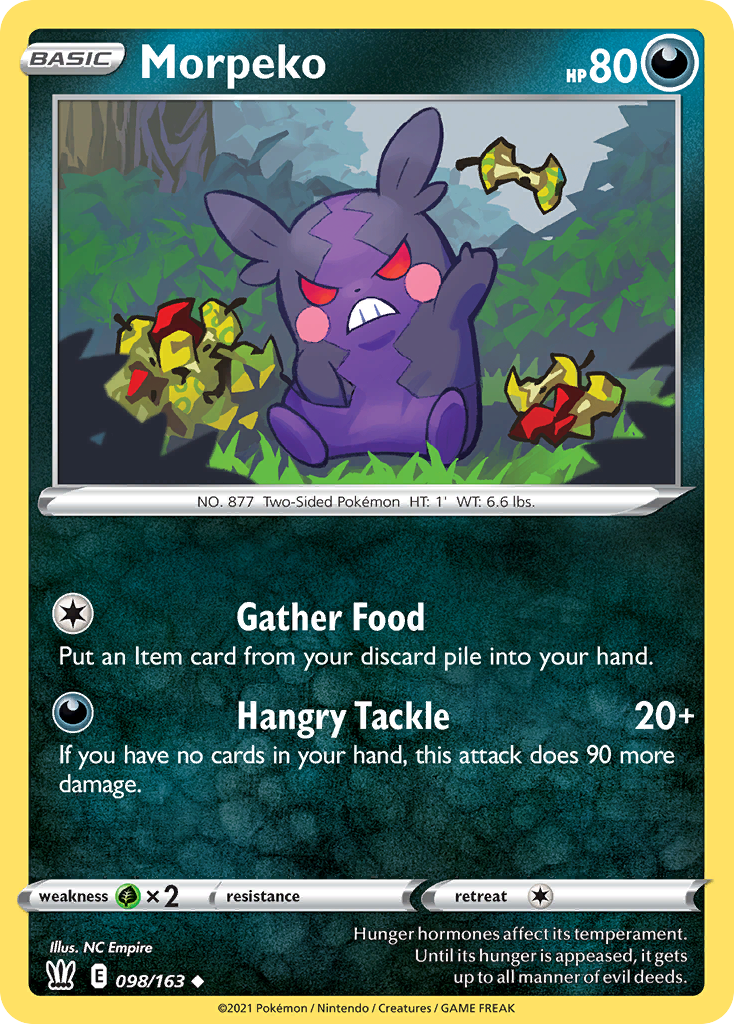 Morpeko — SWSH05: Battle Styles #098/163