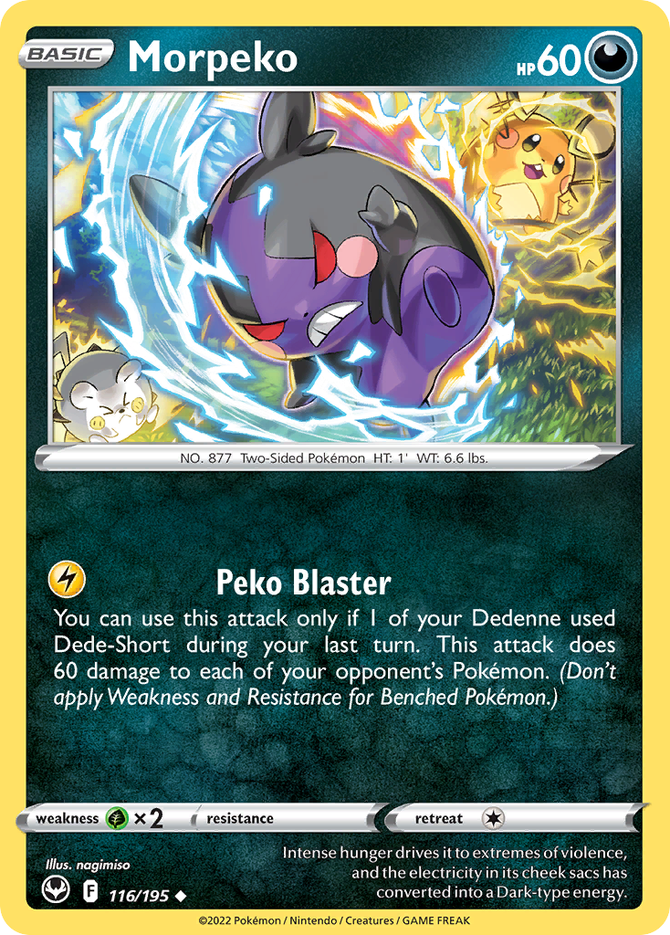 Morpeko — SWSH12: Silver Tempest #116/195