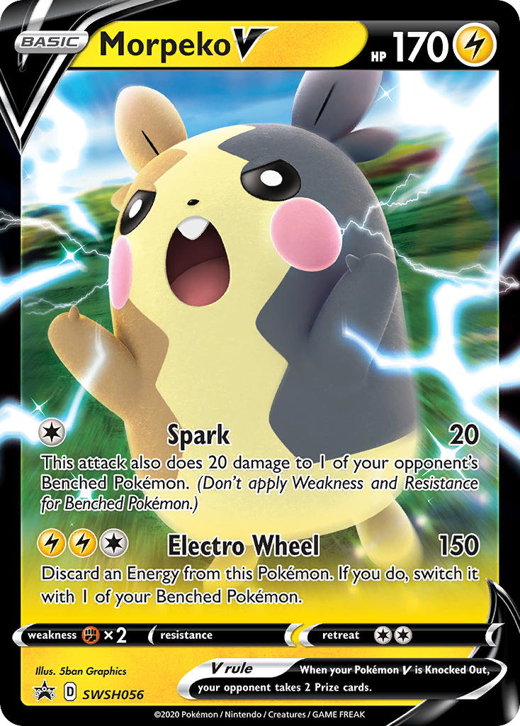 Morpeko V — SWSH: Sword & Shield Promo Cards #SWSH056