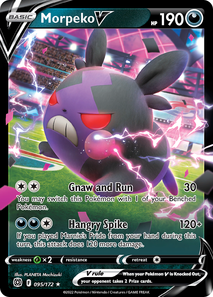 Morpeko V — SWSH09: Brilliant Stars #095/172