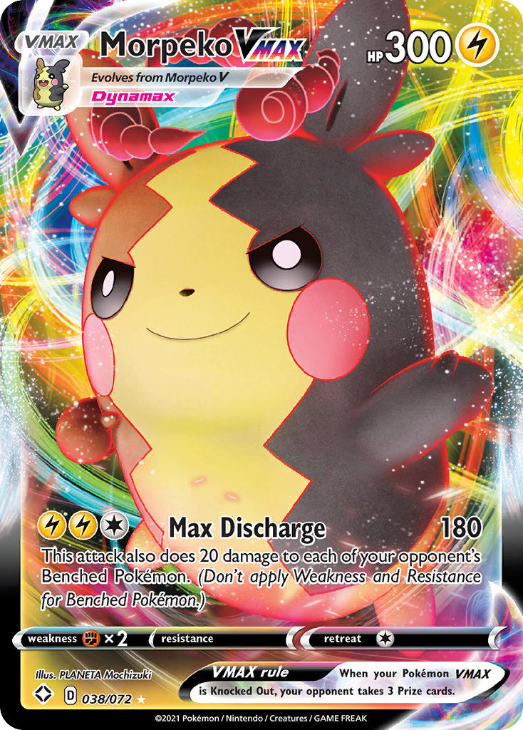 Morpeko VMAX — Shining Fates #038/072