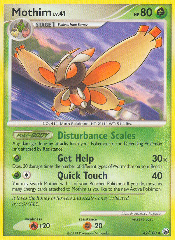 Mothim — Majestic Dawn #42/100