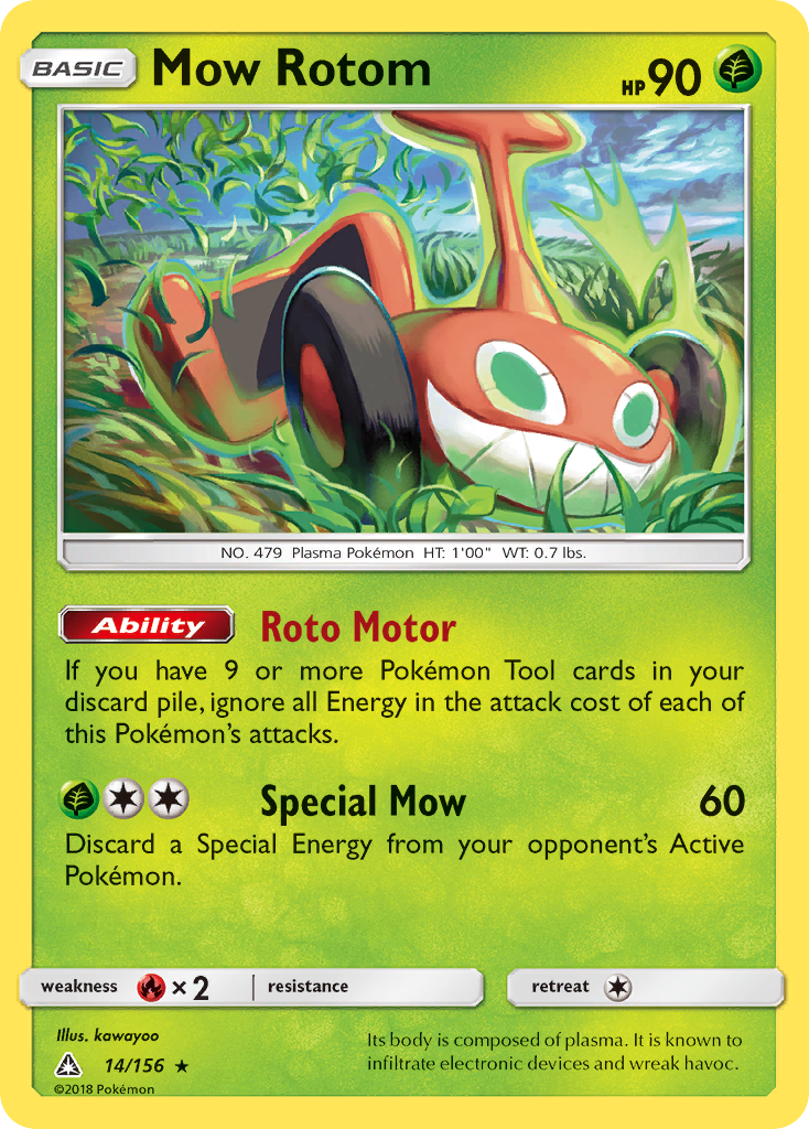 Mow Rotom — SM - Ultra Prism #14/156