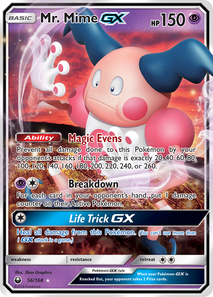 Mr. Mime GX — SM - Celestial Storm #56/168