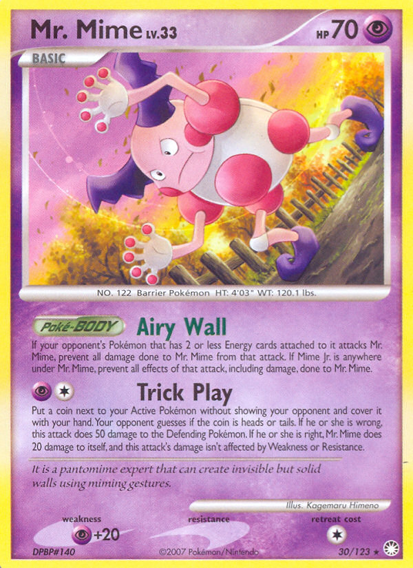 Mr. Mime — Mysterious Treasures #30/123