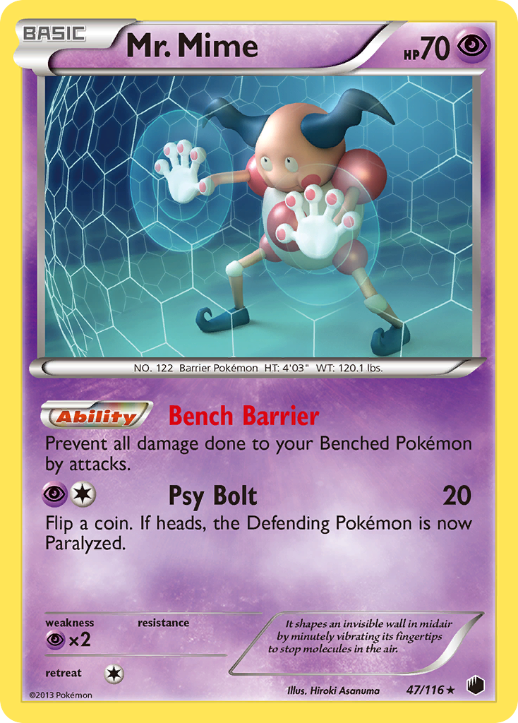 Mr. Mime — Plasma Freeze #47/116