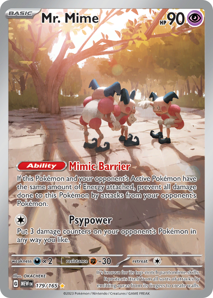 Mr. Mime — SV: Scarlet & Violet 151 #179/165