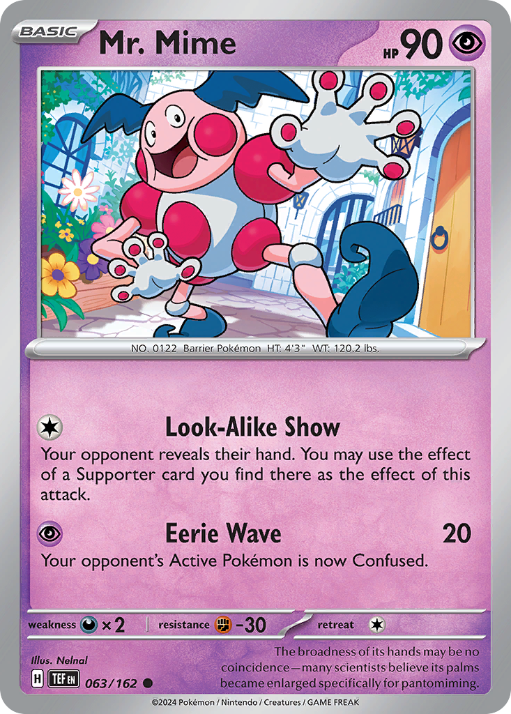 Mr. Mime — SV05: Temporal Forces #063/162