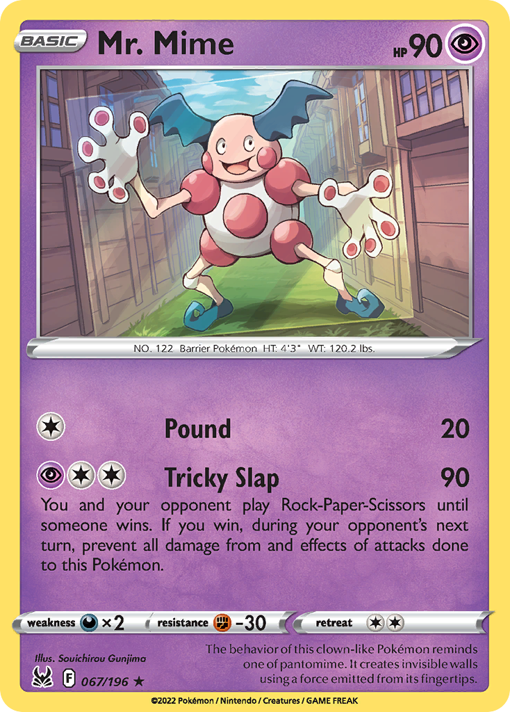 Mr. Mime — SWSH11: Lost Origin #067/196