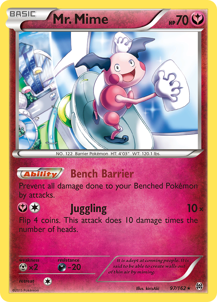 Mr. Mime — XY - BREAKthrough #97/162