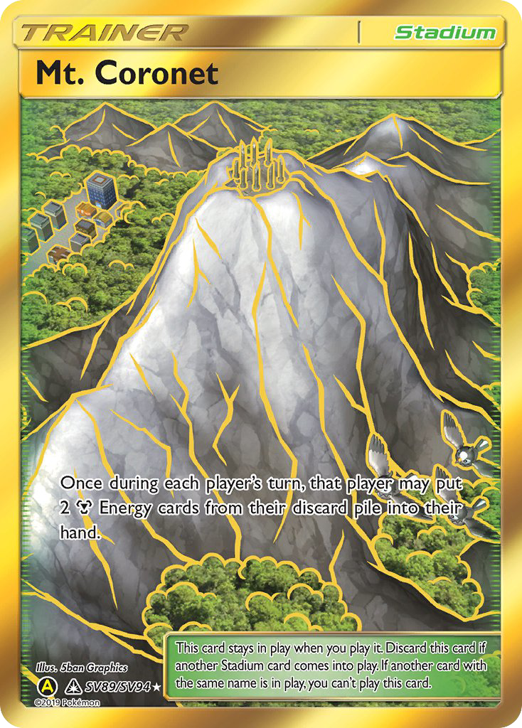 Mt. Coronet — Hidden Fates: Shiny Vault #SV89/SV94