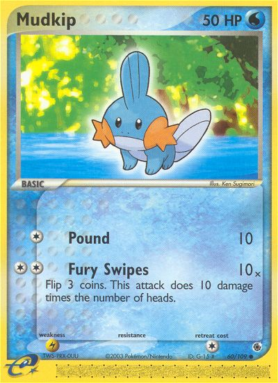 Mudkip — Ruby and Sapphire #60/109