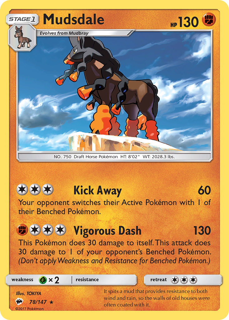 Mudsdale — SM - Burning Shadows #78/147
