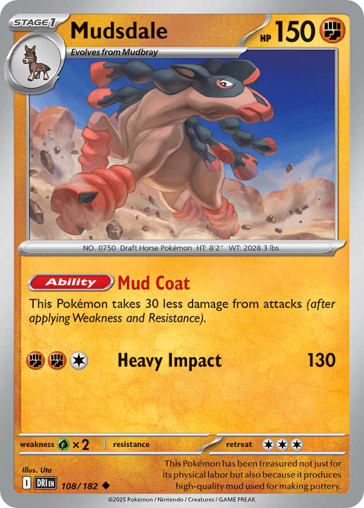 Mudsdale — SV10: Destined Rivals #108/182