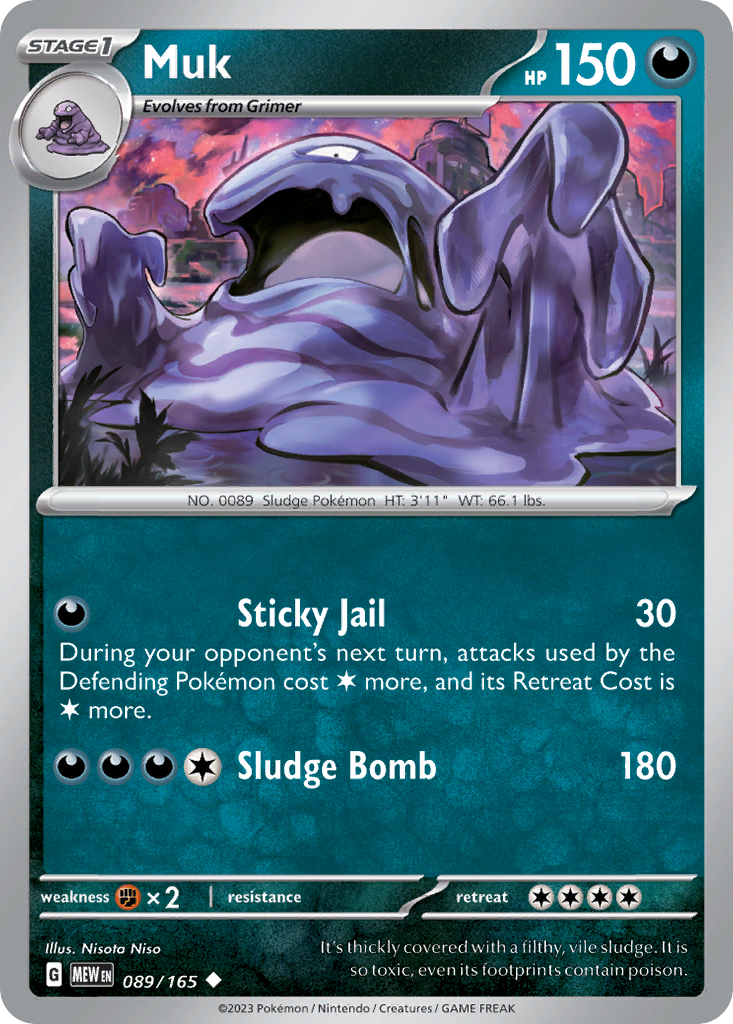 Muk — SV: Scarlet & Violet 151 #089/165