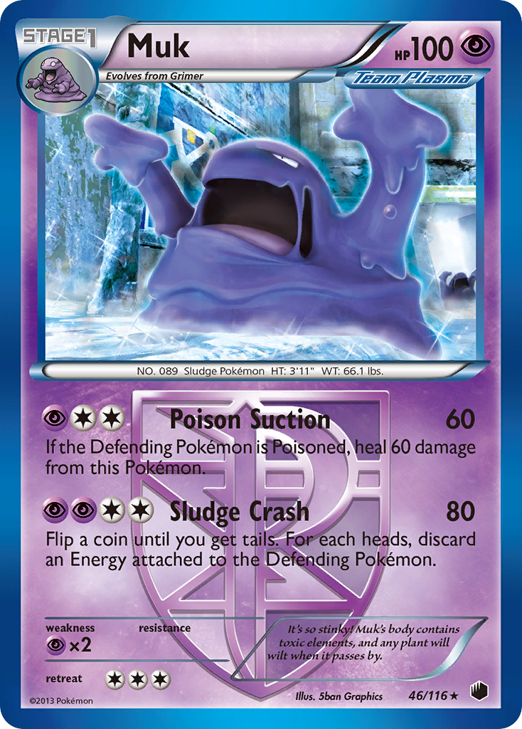 Muk (Team Plasma) — Plasma Freeze #46/116