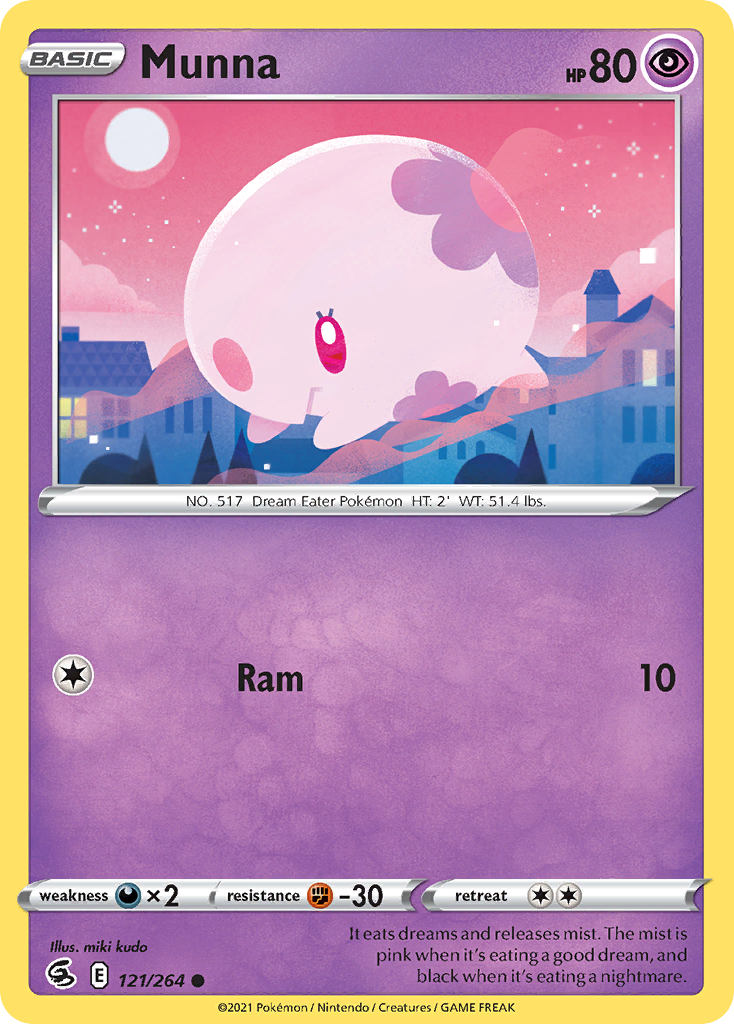 Munna — SWSH08: Fusion Strike #121/264