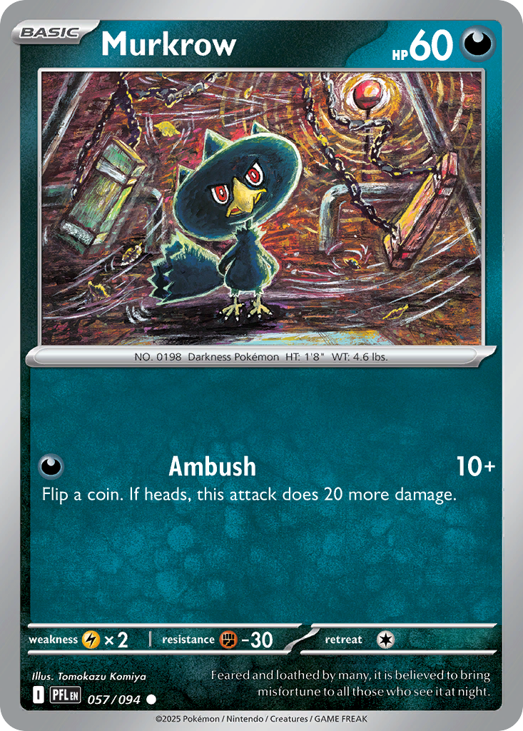 Murkrow — ME02: Phantasmal Flames #057/094