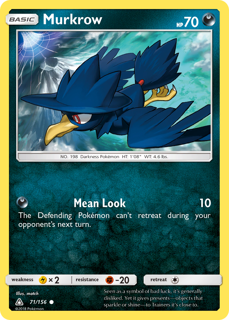 Murkrow — SM - Ultra Prism #71/156