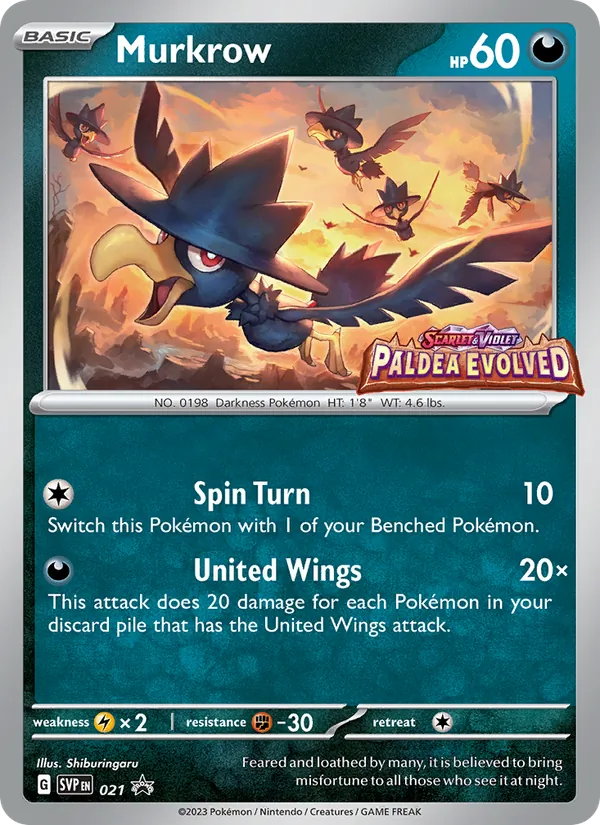 Murkrow — SV: Scarlet & Violet Promo Cards #021