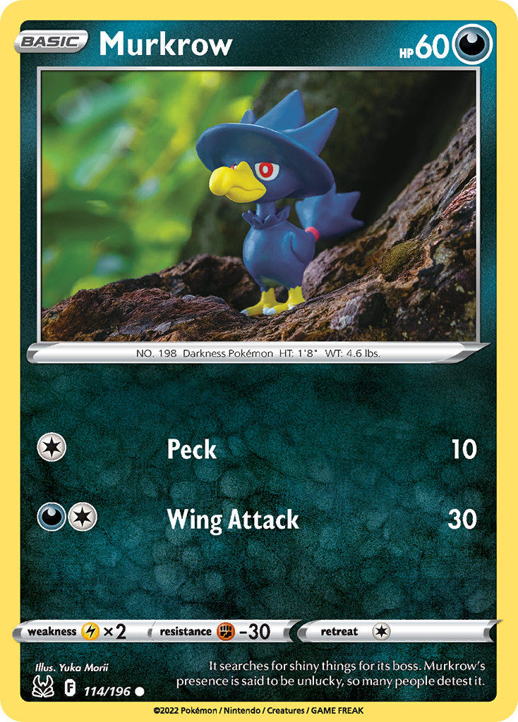 Murkrow — SWSH11: Lost Origin #114/196
