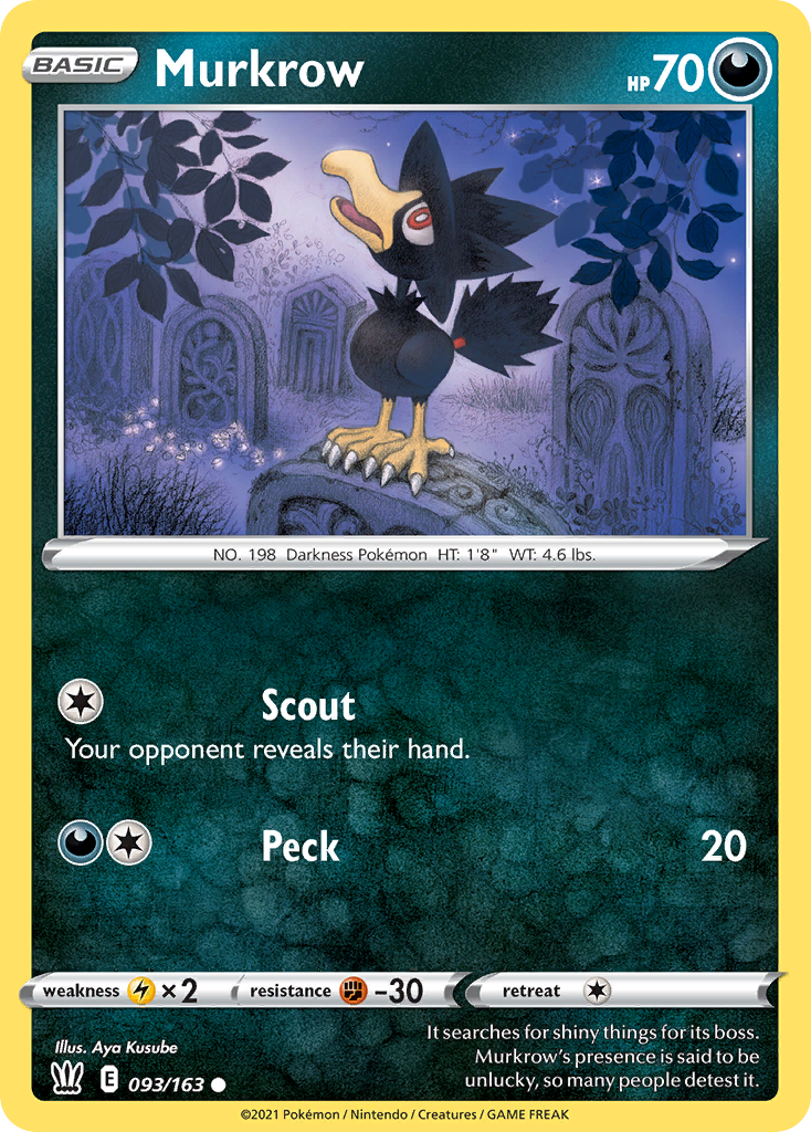Murkrow — Trick or Trade BOOster Bundle #093/163