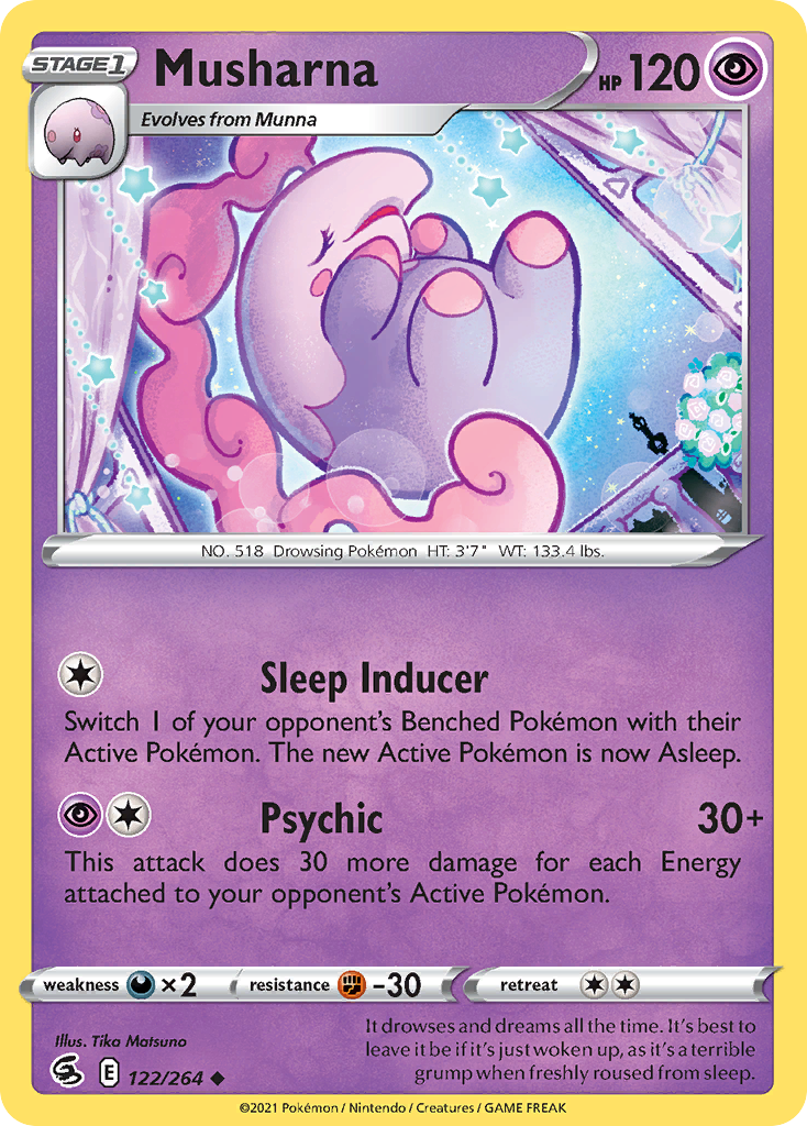 Musharna — SWSH08: Fusion Strike #122/264
