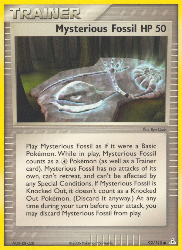 Mysterious Fossil — Holon Phantoms #92/110