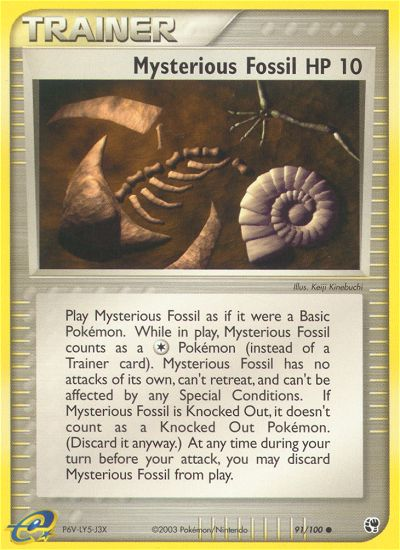 Mysterious Fossil — Sandstorm #91/100