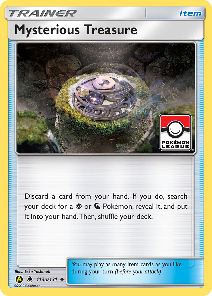 Mysterious Treasure — League & Championship Cards #113a/131