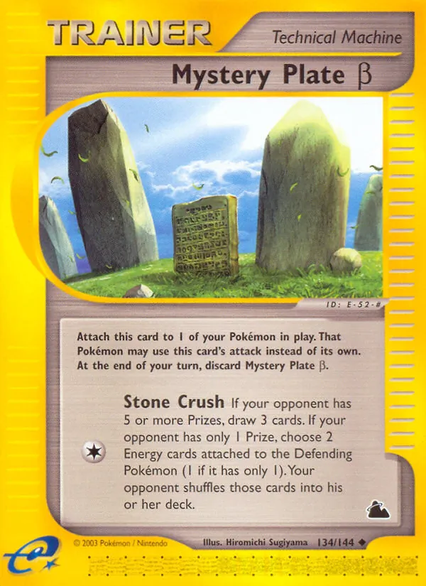 Mystery Plate Beta — Skyridge #134/144