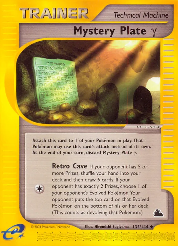 Mystery Plate Gamma — Skyridge #135/144