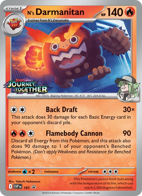 N's Darmanitan — SV: Scarlet & Violet Promo Cards #181