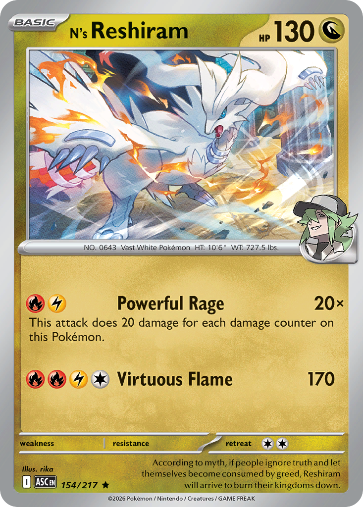 N's Reshiram (Poke Ball)