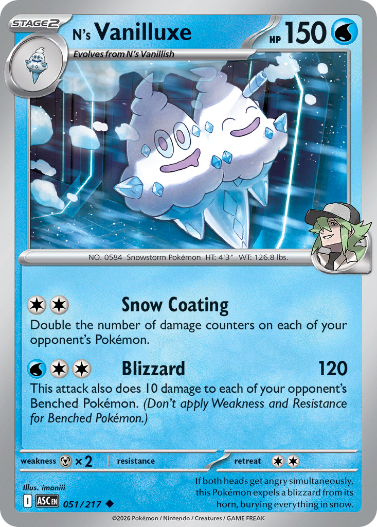N's Vanilluxe (Poke Ball)