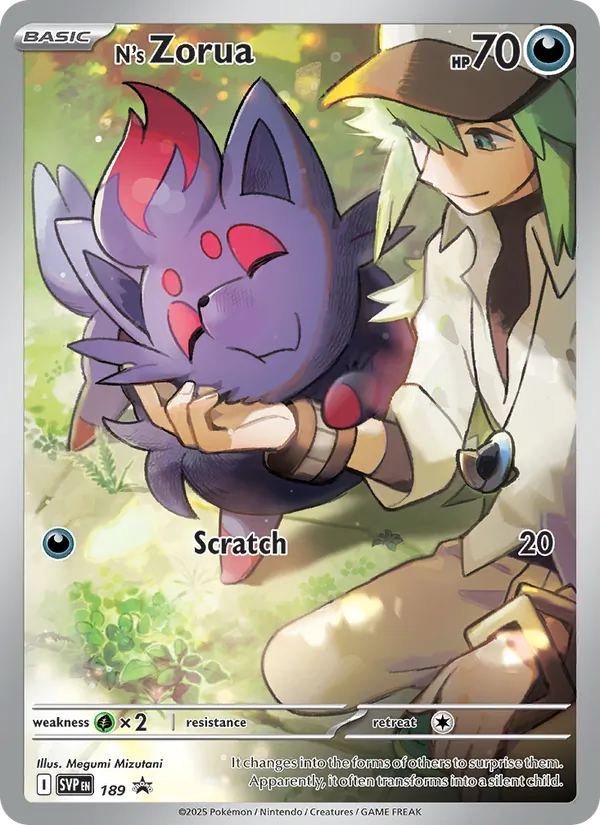 N's Zorua — SV: Scarlet & Violet Promo Cards #189