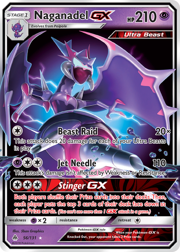 Naganadel GX — SM - Forbidden Light #56/131