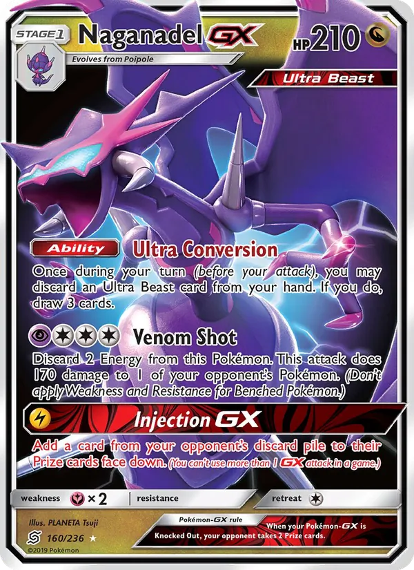 Naganadel GX — World Championship Decks #160/236