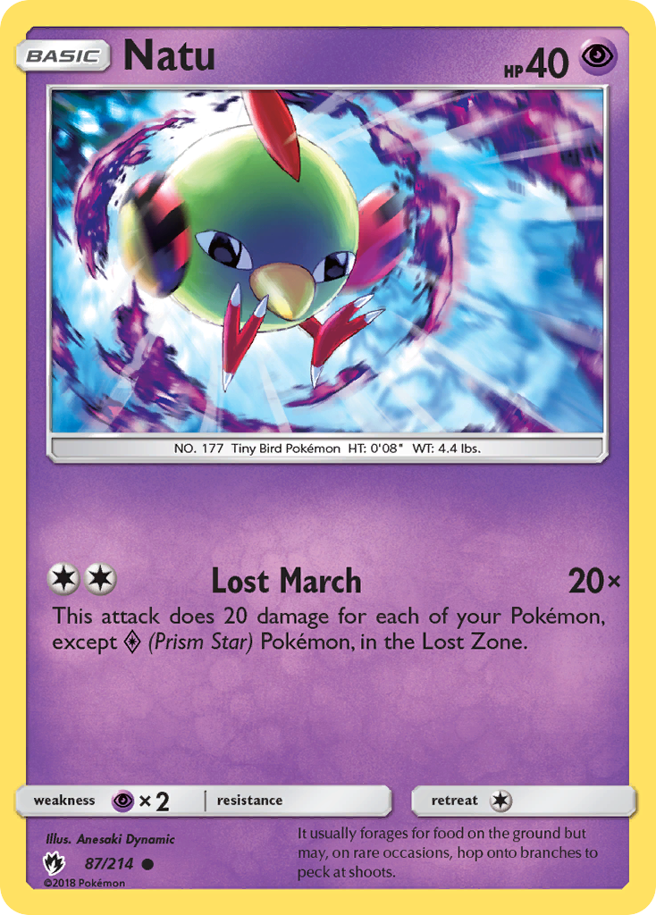 Natu — SM - Lost Thunder #87/214