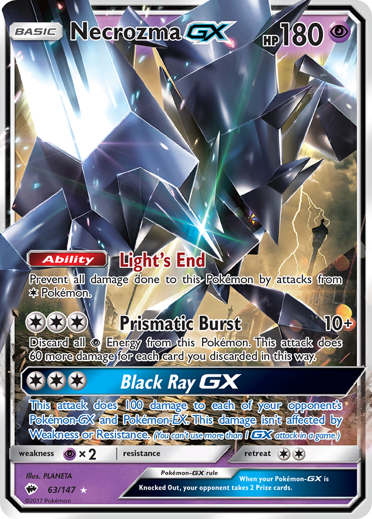 Necrozma GX — SM - Burning Shadows #63/147