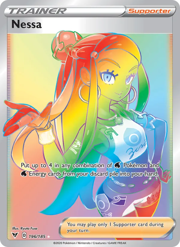 Nessa (Secret) — SWSH04: Vivid Voltage #196/185