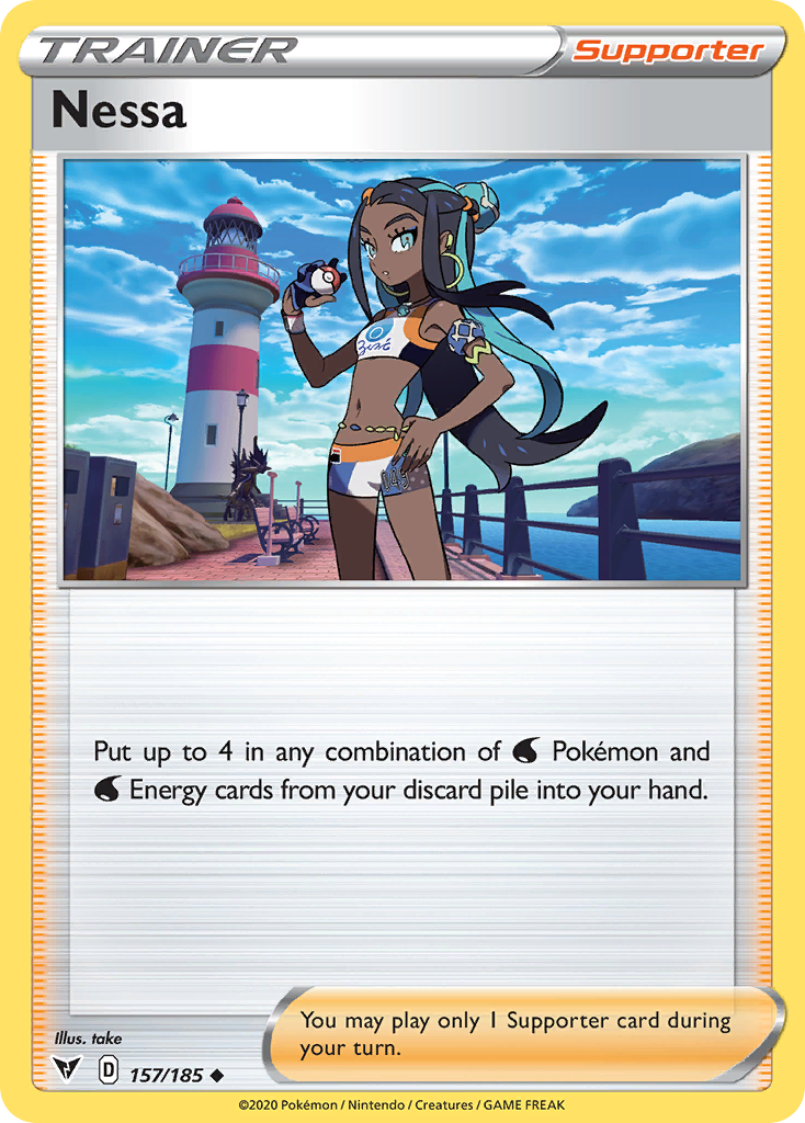 Nessa — SWSH04: Vivid Voltage #157/185