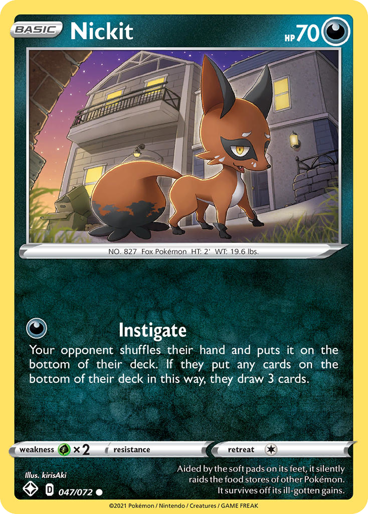 Nickit — Shining Fates #047/072