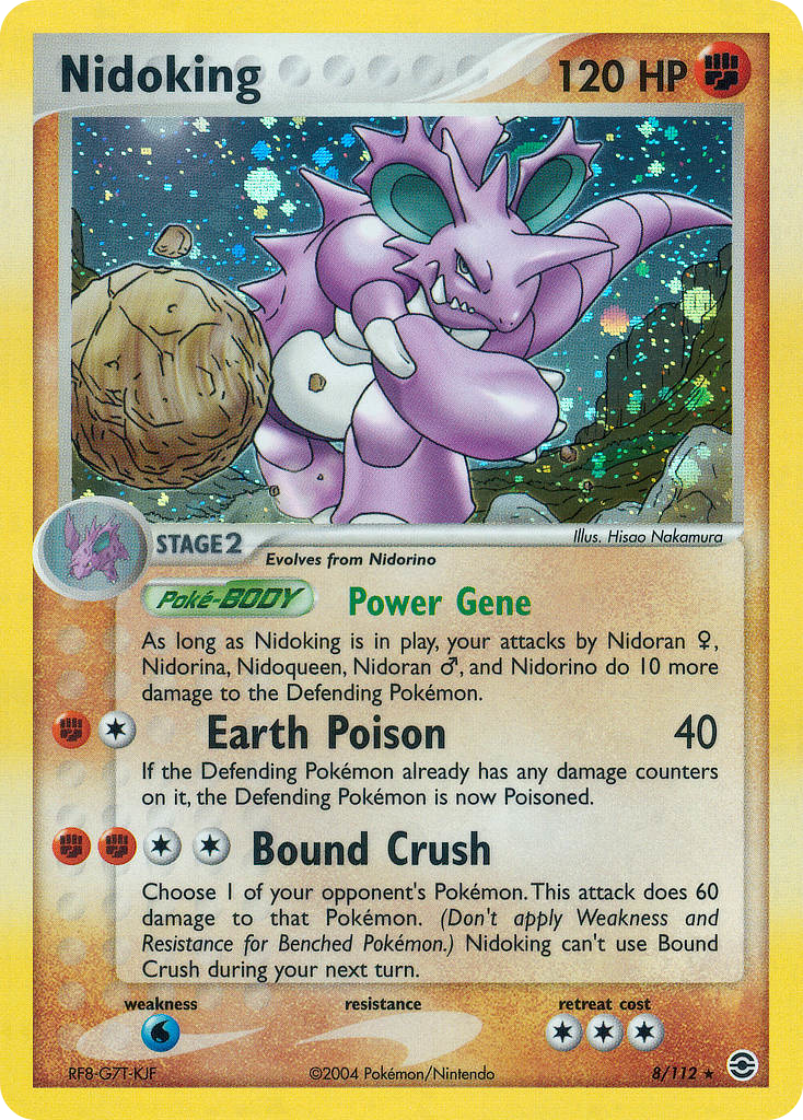 Nidoking — FireRed & LeafGreen #8/112