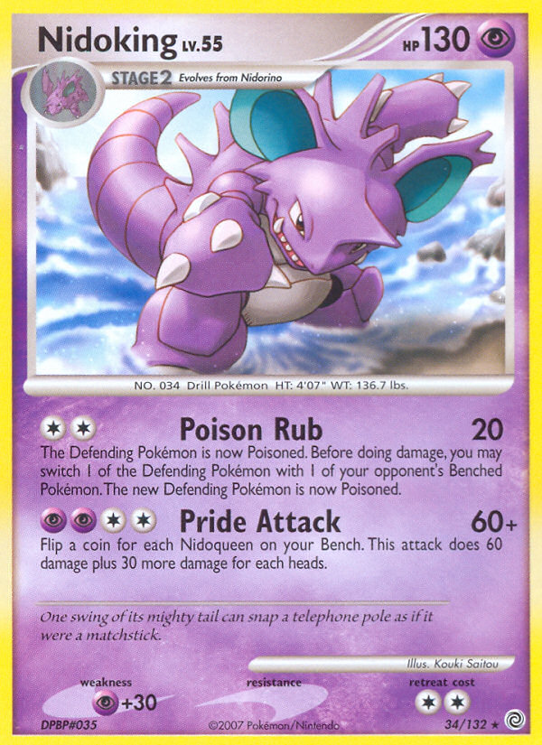 Nidoking — Secret Wonders #34/132